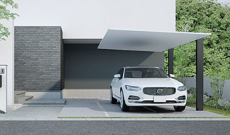 駐車場まわりの整備