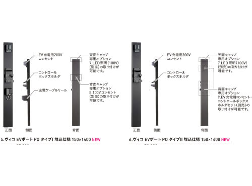 選べる設置タイプで多様なニーズに対応