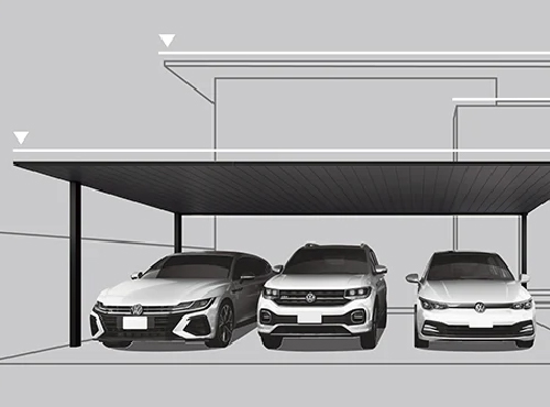 1台用から3台用まで展開し、敷地条件に合わせて選びやすい